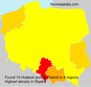 Surname Hudecki in Poland Surname Hudecki in Poland