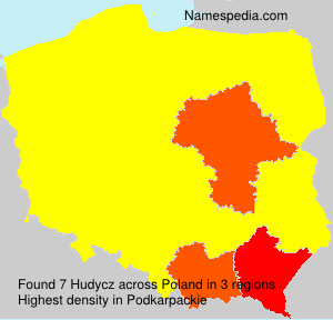 Surname Hudycz in Poland Surname Hudycz in Poland