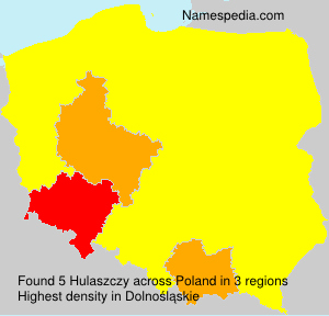 Surname Hulaszczy in Poland Surname Hulaszczy in Poland