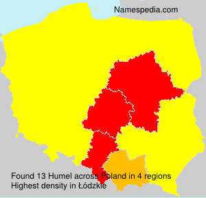 Surname Humel in Poland Surname Humel in Poland