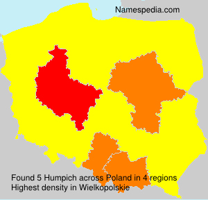 Surname Humpich in Poland Surname Humpich in Poland