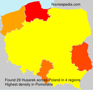 Surname Husarek in Poland Surname Husarek in Poland
