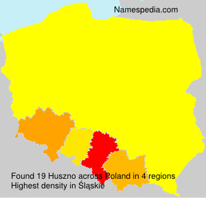 Surname Huszno in Poland Surname Huszno in Poland
