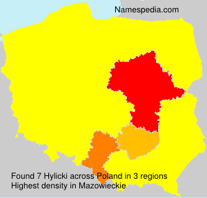 Surname Hylicki in Poland Surname Hylicki in Poland
