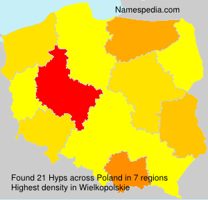 Surname Hyps in Poland Surname Hyps in Poland