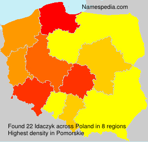 Surname Idaczyk in Poland Surname Idaczyk in Poland