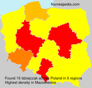 Surname Idziejczak in Poland Surname Idziejczak in Poland