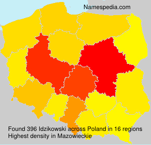 Surname Idzikowski in Poland Surname Idzikowski in Poland