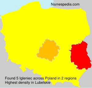 Surname Igleniec in Poland Surname Igleniec in Poland