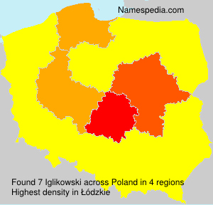 Surname Iglikowski in Poland Surname Iglikowski in Poland