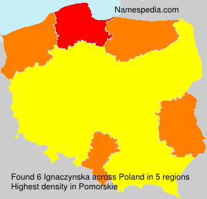 Surname Ignaczynska in Poland Surname Ignaczynska in Poland