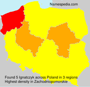 Surname Ignatczyk in Poland Surname Ignatczyk in Poland