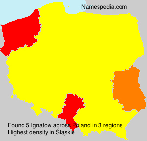 Surname Ignatow in Poland Surname Ignatow in Poland