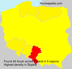 Surname Ilczyk in Poland Surname Ilczyk in Poland