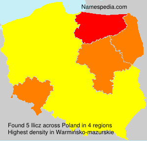 Surname Ilicz in Poland Surname Ilicz in Poland