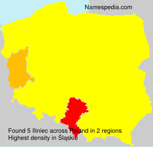 Surname Iliniec in Poland Surname Iliniec in Poland
