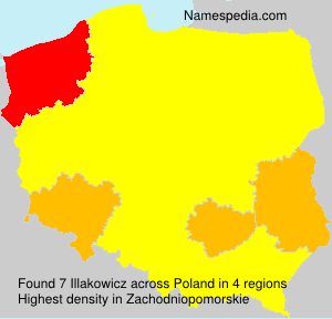 Surname Illakowicz in Poland Surname Illakowicz in Poland