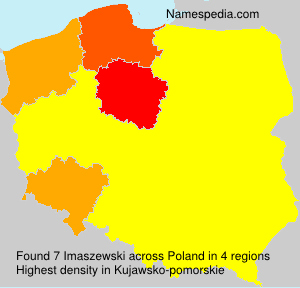 Surname Imaszewski in Poland Surname Imaszewski in Poland
