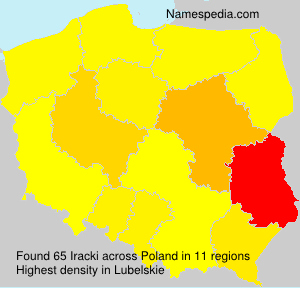 Surname Iracki in Poland Surname Iracki in Poland