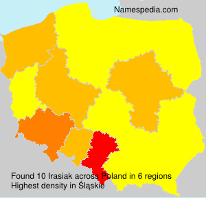 Surname Irasiak in Poland Surname Irasiak in Poland