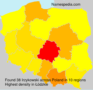 Surname Irzykowski in Poland Surname Irzykowski in Poland