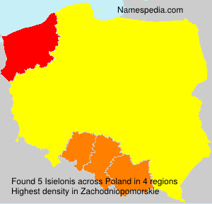 Surname Isielonis in Poland Surname Isielonis in Poland