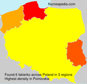 Surname Iskierko in Poland Surname Iskierko in Poland