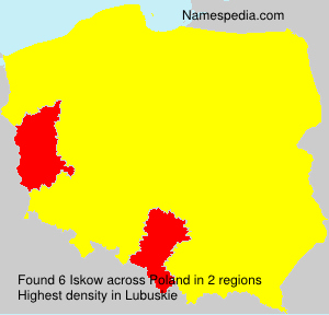 Surname Iskow in Poland Surname Iskow in Poland