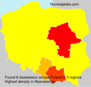 Surname Issakiewicz in Poland Surname Issakiewicz in Poland