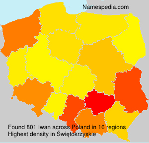 Surname Iwan in Poland Surname Iwan in Poland