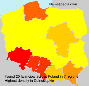 Surname Iwanciow in Poland Surname Iwanciow in Poland