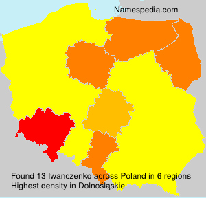Surname Iwanczenko in Poland Surname Iwanczenko in Poland