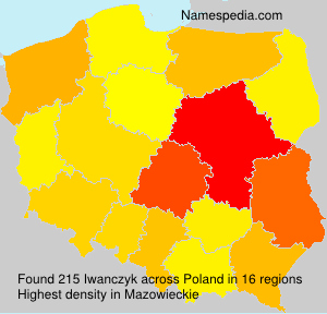 Surname Iwanczyk in Poland Surname Iwanczyk in Poland