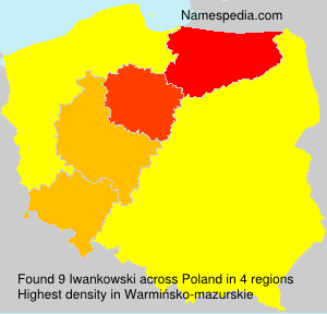 Surname Iwankowski in Poland Surname Iwankowski in Poland