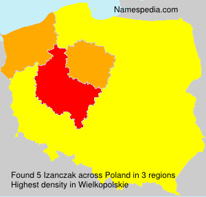 Surname Izanczak in Poland Surname Izanczak in Poland