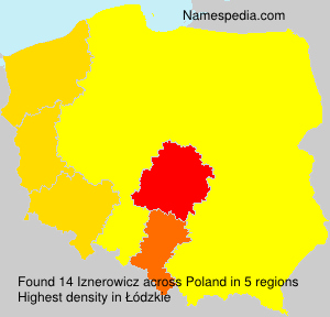 Surname Iznerowicz in Poland Surname Iznerowicz in Poland