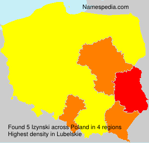 Surname Izynski in Poland Surname Izynski in Poland