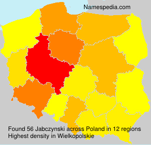 Surname Jabczynski in Poland Surname Jabczynski in Poland