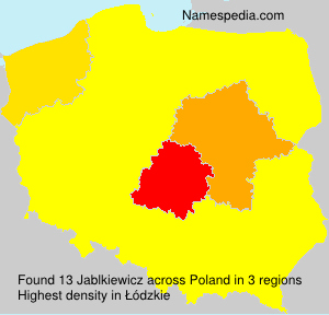 Surname Jablkiewicz in Poland Surname Jablkiewicz in Poland