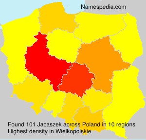 Surname Jacaszek in Poland Surname Jacaszek in Poland