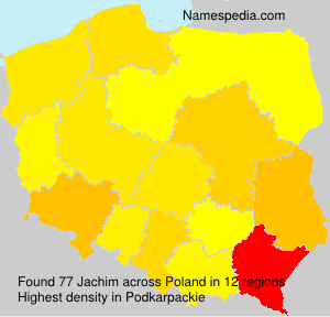 Surname Jachim in Poland Surname Jachim in Poland