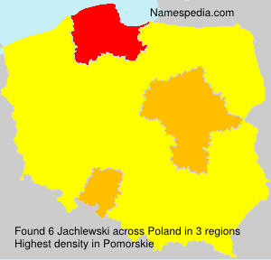 Surname Jachlewski in Poland Surname Jachlewski in Poland