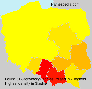 Surname Jachymczyk in Poland Surname Jachymczyk in Poland