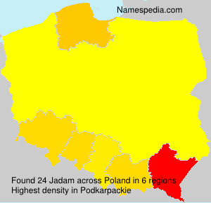 Surname Jadam in Poland Surname Jadam in Poland