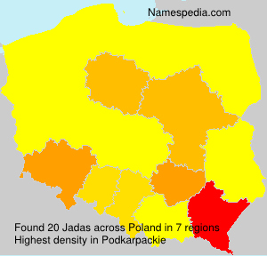 Surname Jadas in Poland Surname Jadas in Poland