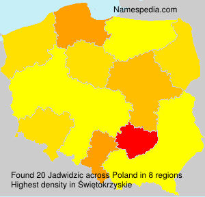 Surname Jadwidzic in Poland Surname Jadwidzic in Poland