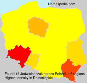 Surname Jadwisienczak in Poland Surname Jadwisienczak in Poland