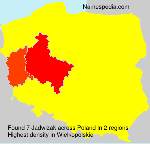 Surname Jadwizak in Poland Surname Jadwizak in Poland