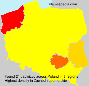 Surname Jadwizyc in Poland Surname Jadwizyc in Poland