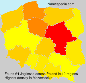 Surname Jaglinska in Poland Surname Jaglinska in Poland